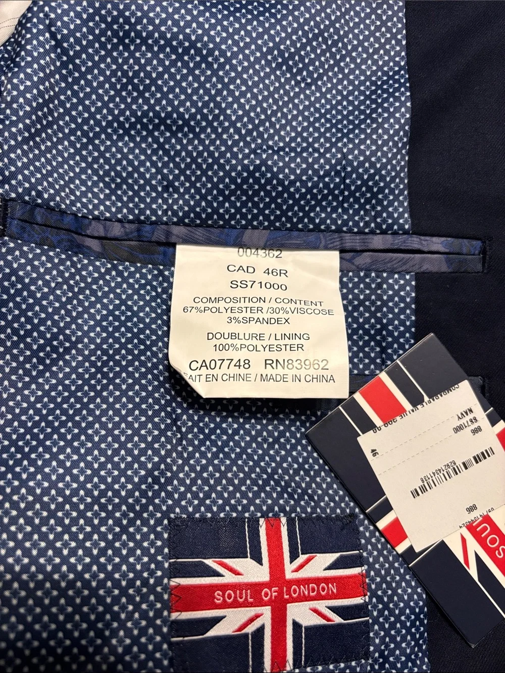 Soul Of London Two-Button Blazer